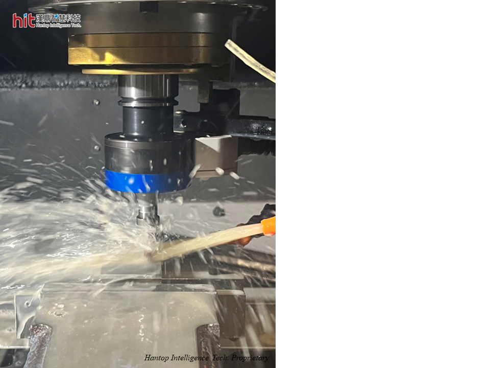 ultrasonic-assisted bottom milling on D2/X165CrMoV12 tool steel